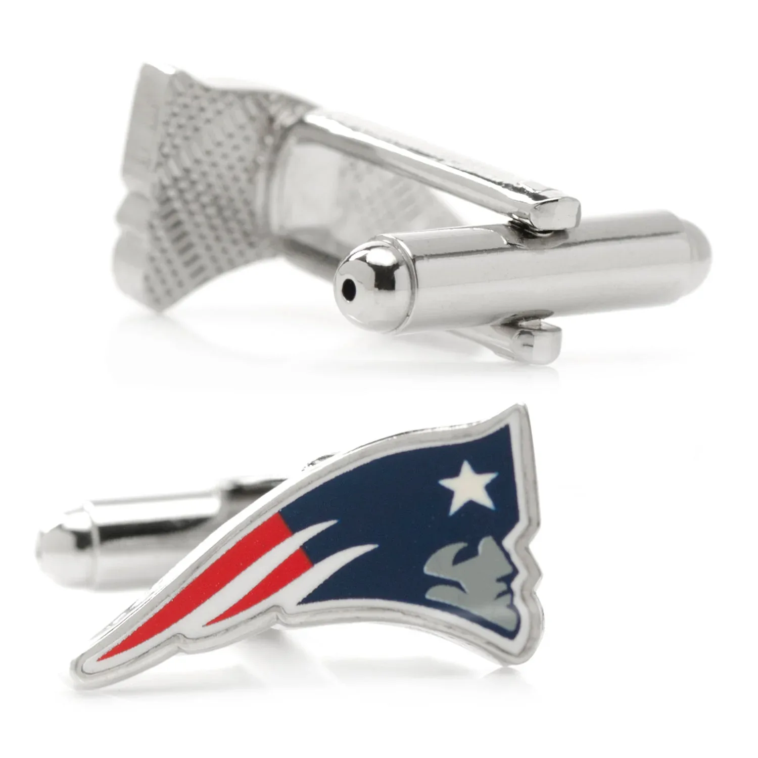 NFL New England Patriots Cufflinks and Tie Clip Gift Set - Image 5